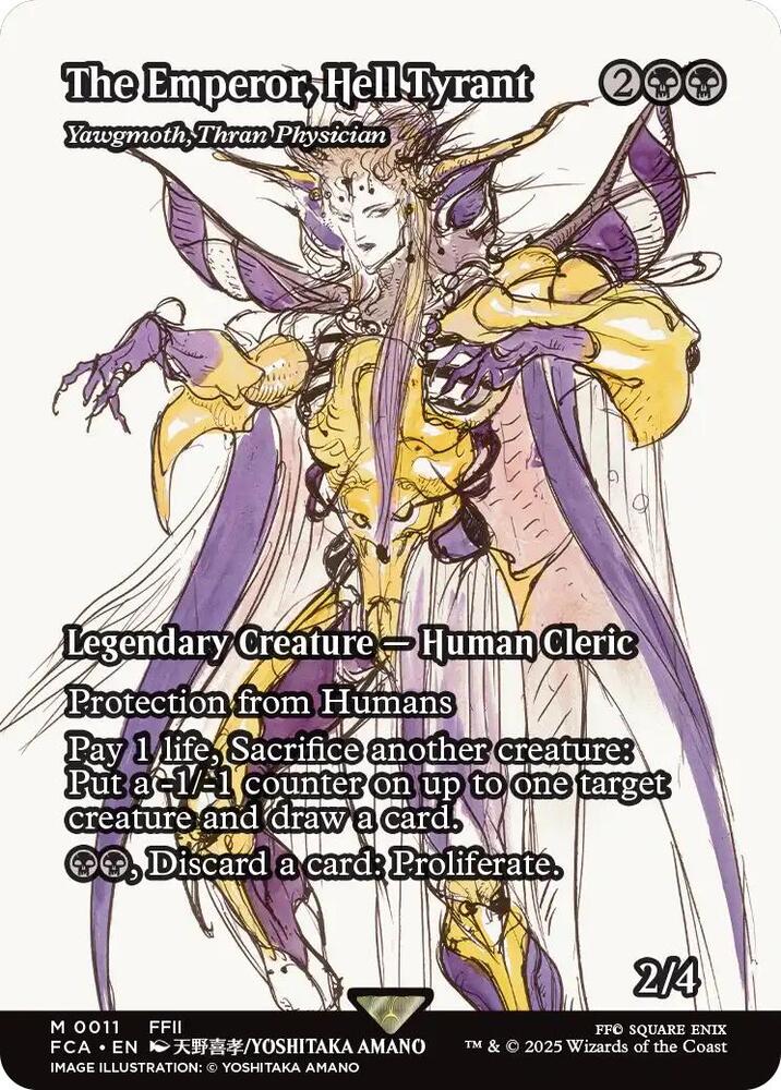 The Emperor, Hell Tyrant - Yawgmoth, Thran Physician (Showcase) [FINAL FANTASY : Through the Ages] | Galactic Gamez