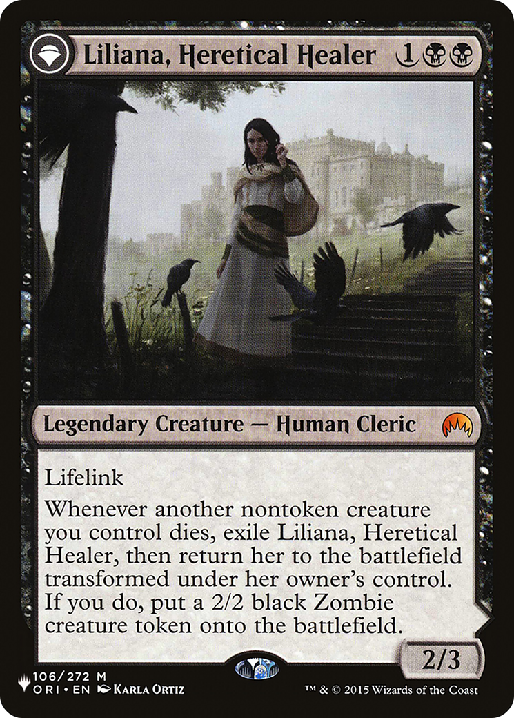 Liliana, Heretical Healer // Liliana, Defiant Necromancer [Secret Lair: From Cute to Brute] | Galactic Gamez