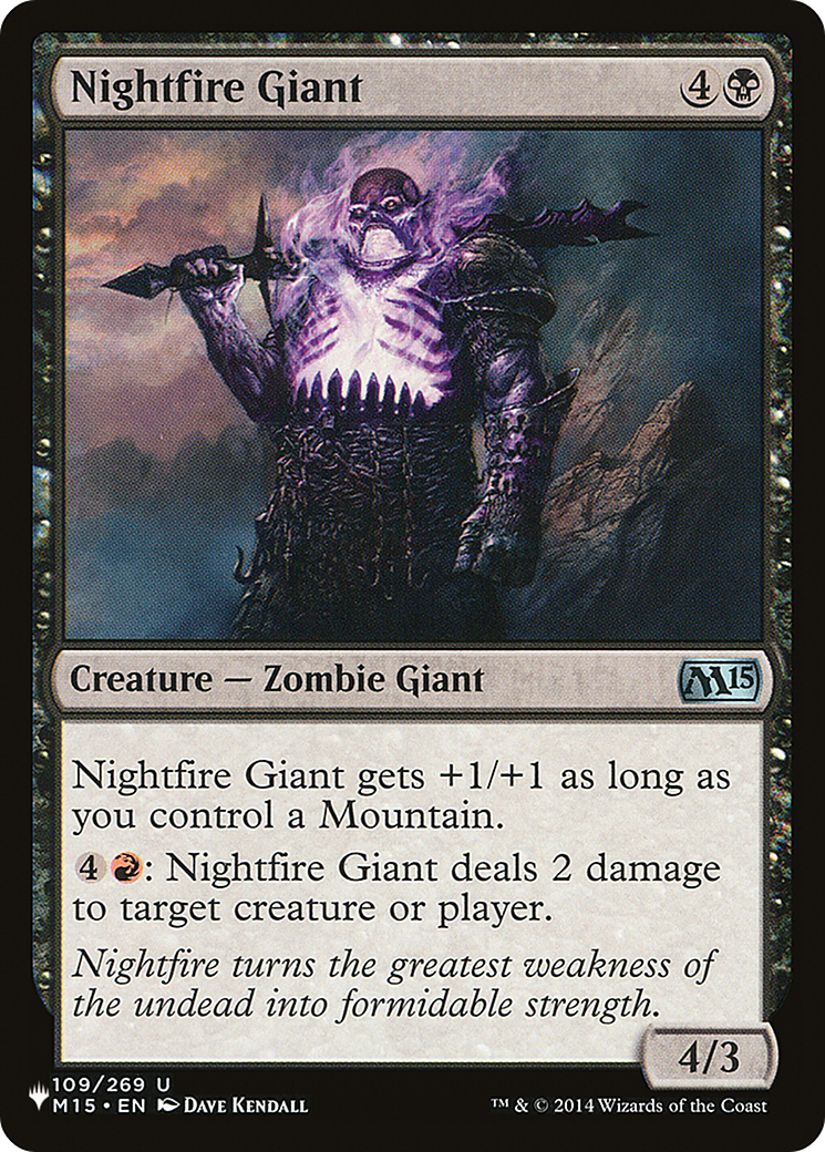 Nightfire Giant [The List] | Galactic Gamez