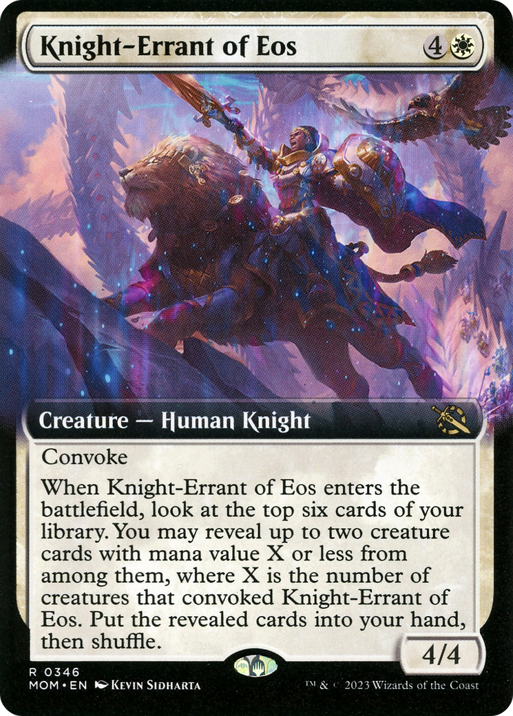 Knight-Errant of Eos (Extended Art) [March of the Machine] | Galactic Gamez