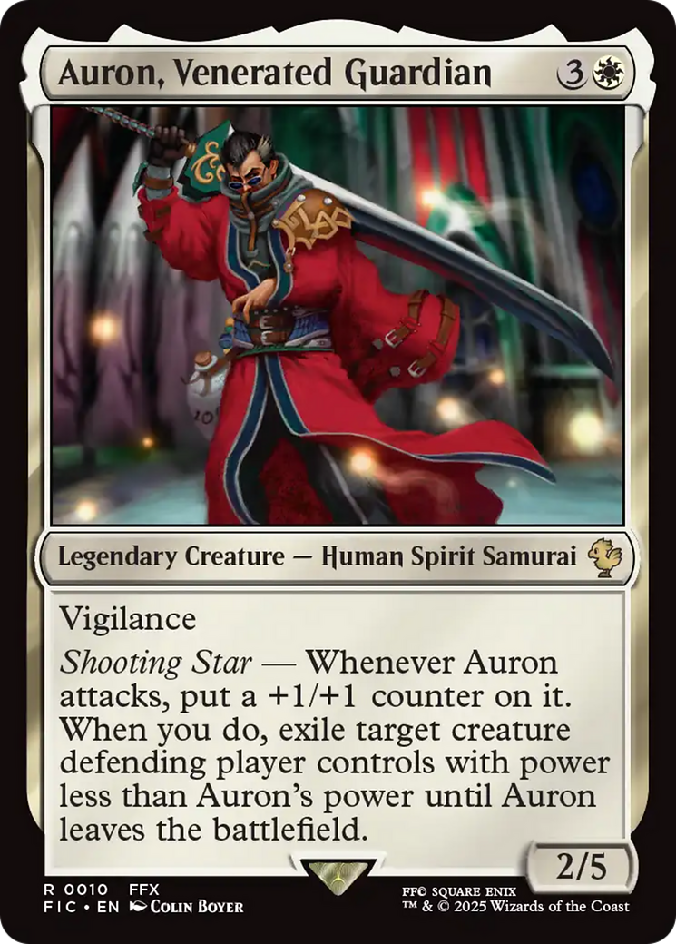 Auron, Venerated Guardian [FINAL FANTASY Commander] | Galactic Gamez