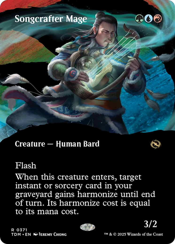 Songcrafter Mage (Borderless) [Tarkir: Dragonstorm] | Galactic Gamez