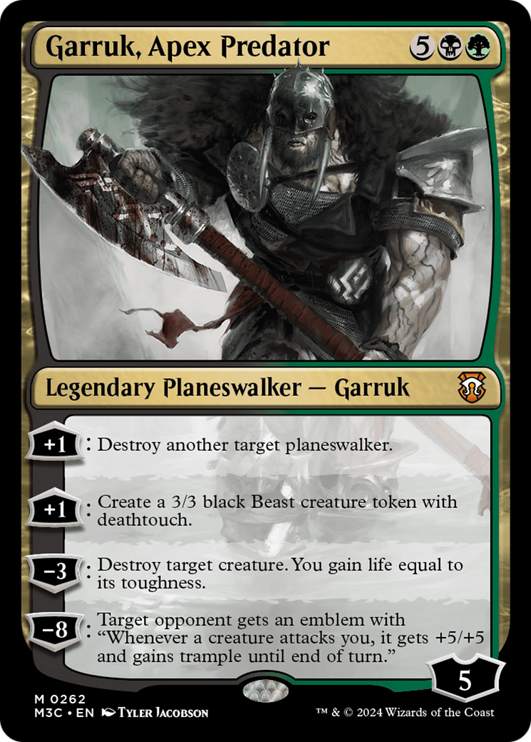 Garruk, Apex Predator (Ripple Foil) [Modern Horizons 3 Commander] | Galactic Gamez