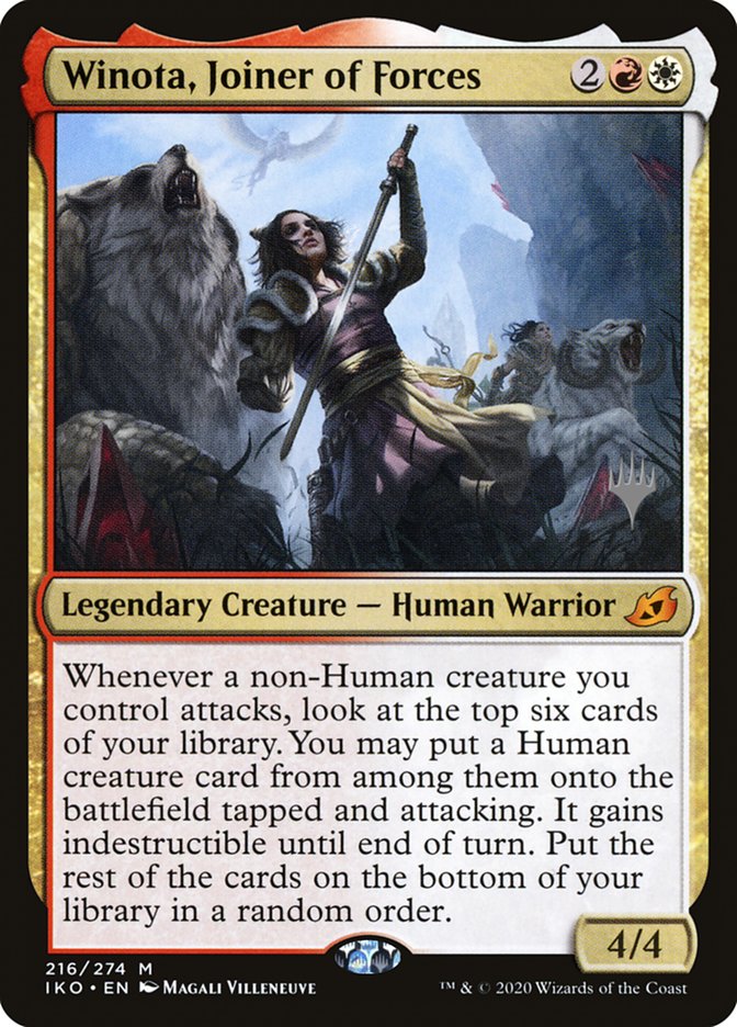 Winota, Joiner of Forces (Promo Pack) [Ikoria: Lair of Behemoths Promos] | Galactic Gamez