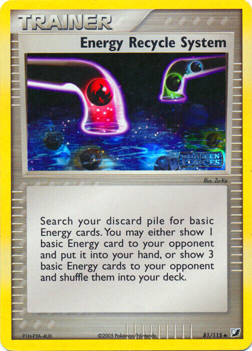 Energy Recycle System (81/115) (Stamped) [EX: Unseen Forces] | Galactic Gamez