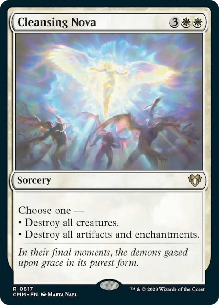 Cleansing Nova [Commander Masters] | Galactic Gamez