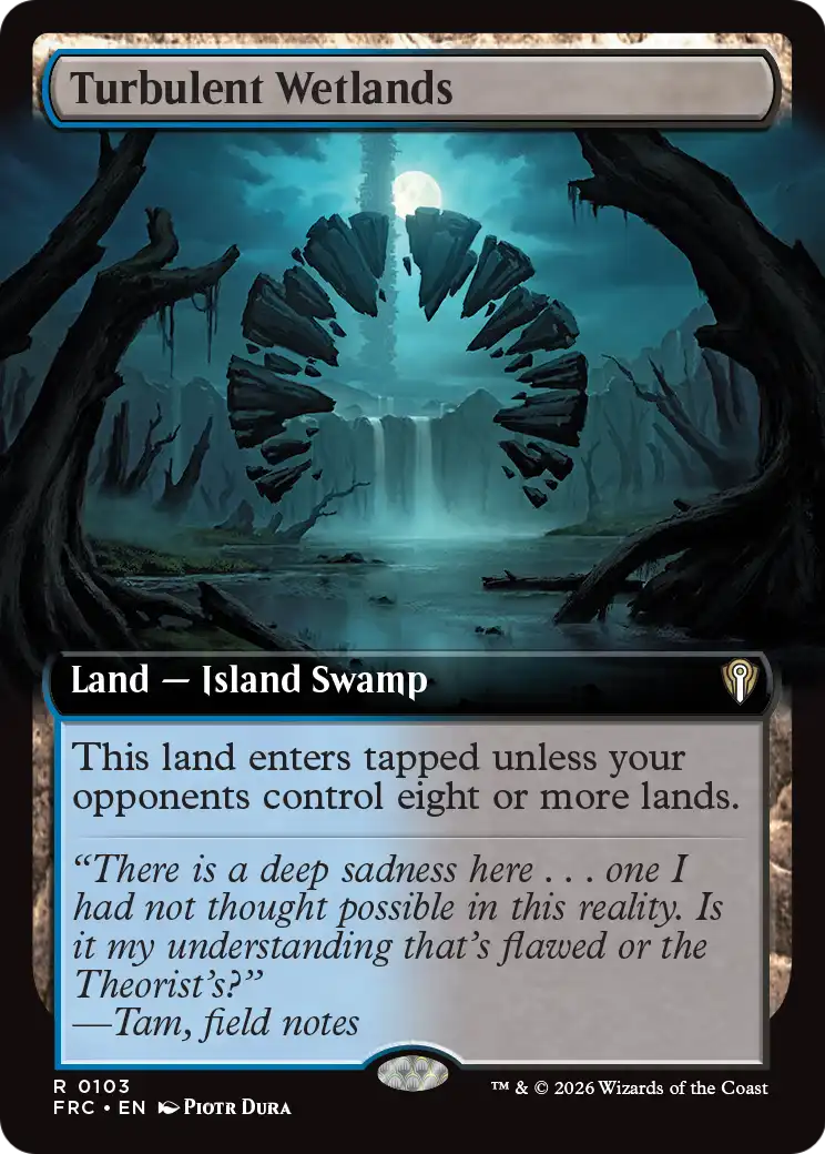 Turbulent Wetlands (Extended Art) [Reality Fracture Commander] | Galactic Gamez