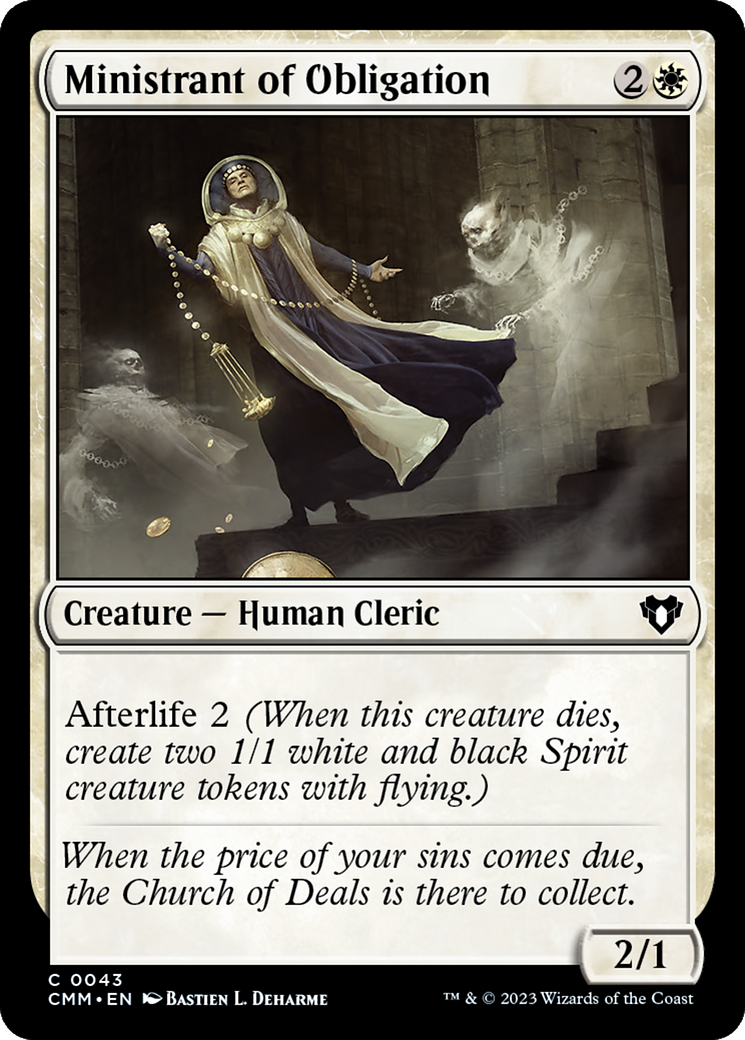 Ministrant of Obligation [Commander Masters] | Galactic Gamez