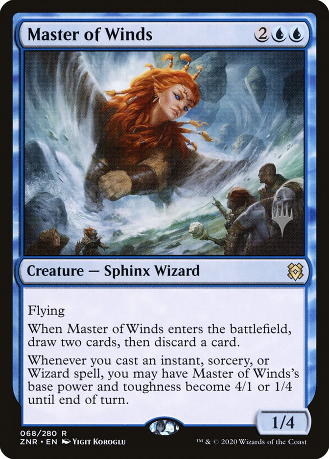Master of Winds (Promo Pack) [Zendikar Rising Promos] | Galactic Gamez