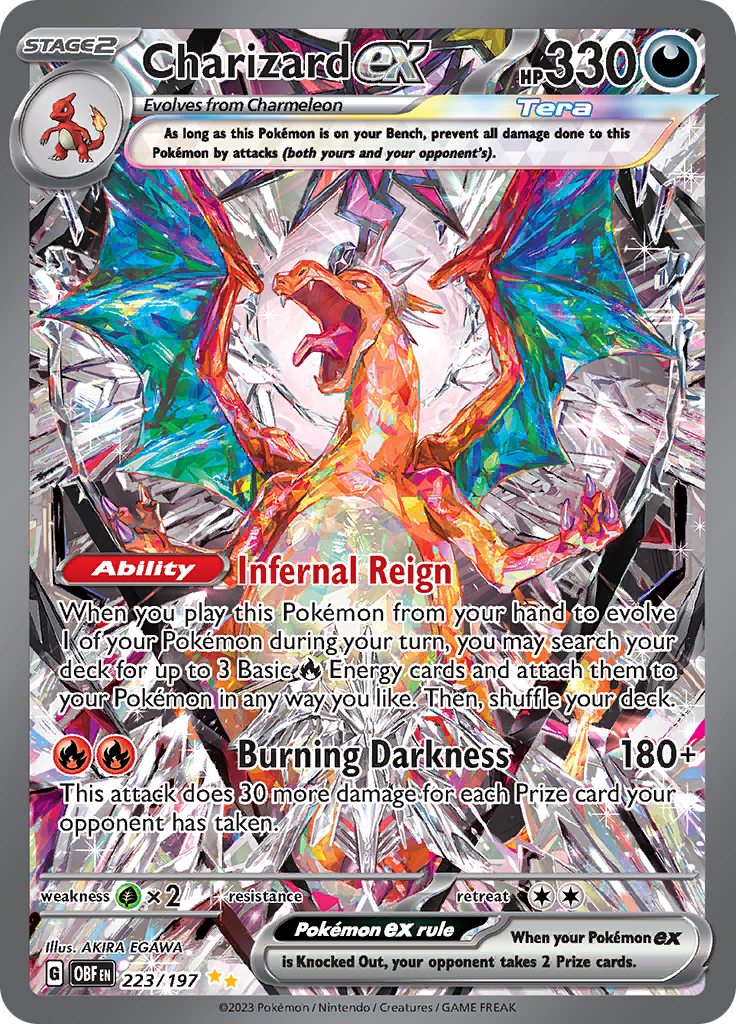 Charizard ex (223/197) [Scarlet & Violet: Obsidian Flames] | Galactic Gamez