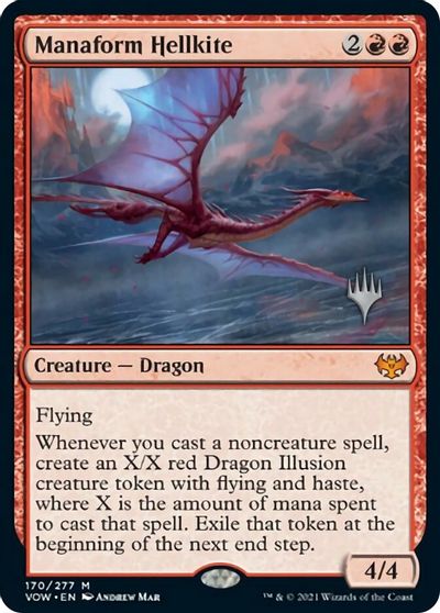 Manaform Hellkite (Promo Pack) [Innistrad: Crimson Vow Promos] | Galactic Gamez