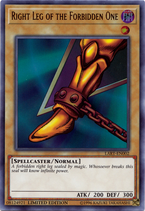 Right Leg of the Forbidden One [LART-EN002] Ultra Rare | Galactic Gamez