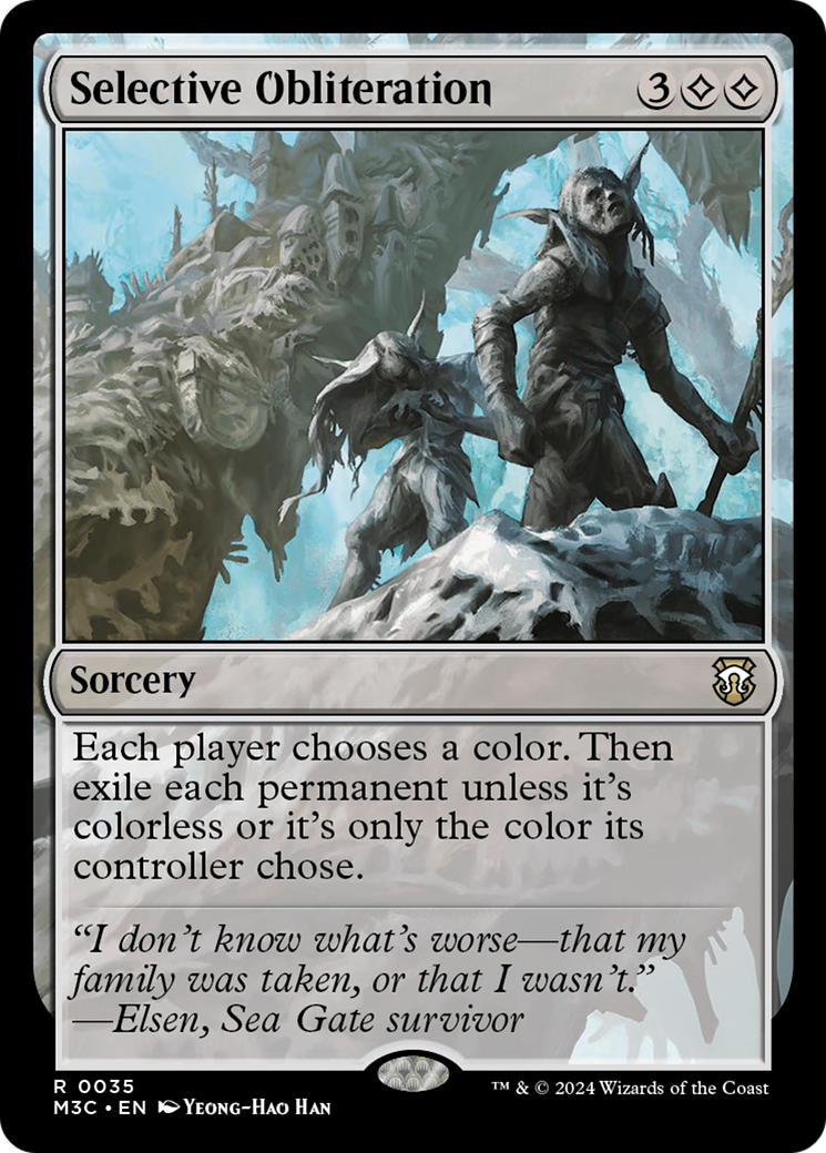 Selective Obliteration (Ripple Foil) [Modern Horizons 3 Commander] | Galactic Gamez