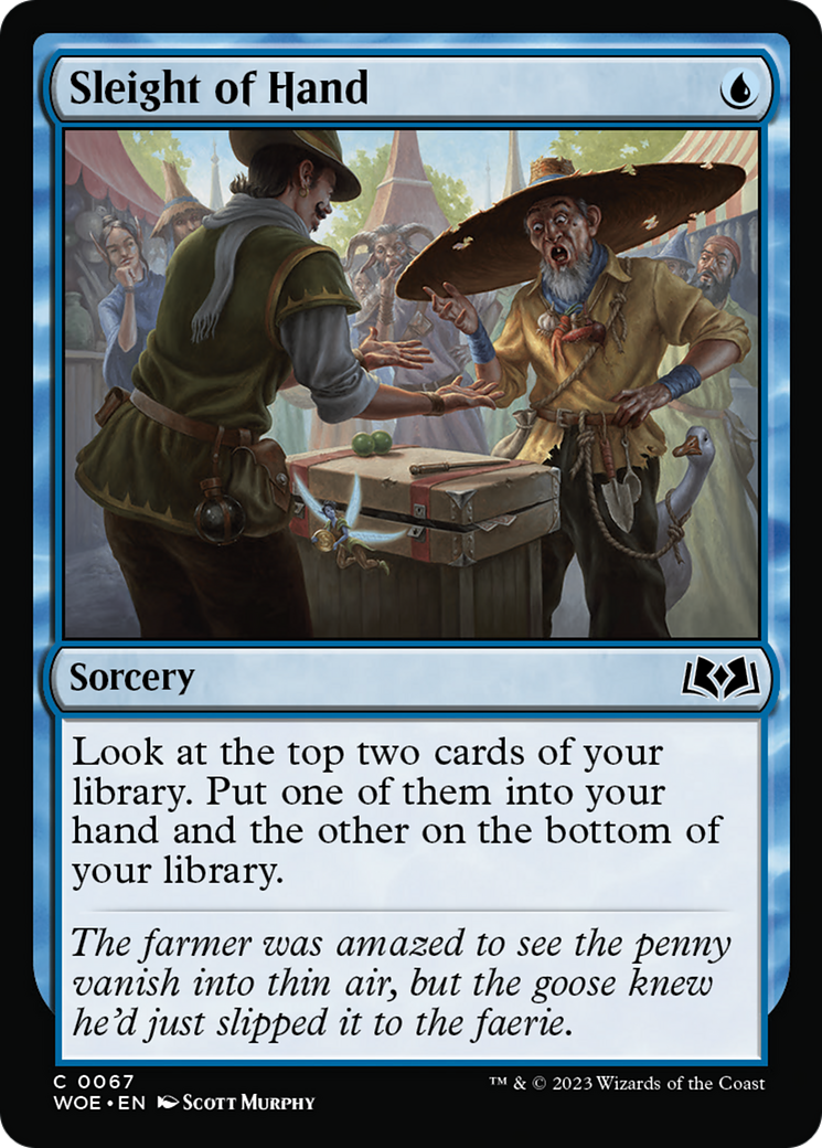 Sleight of Hand [Wilds of Eldraine] | Galactic Gamez
