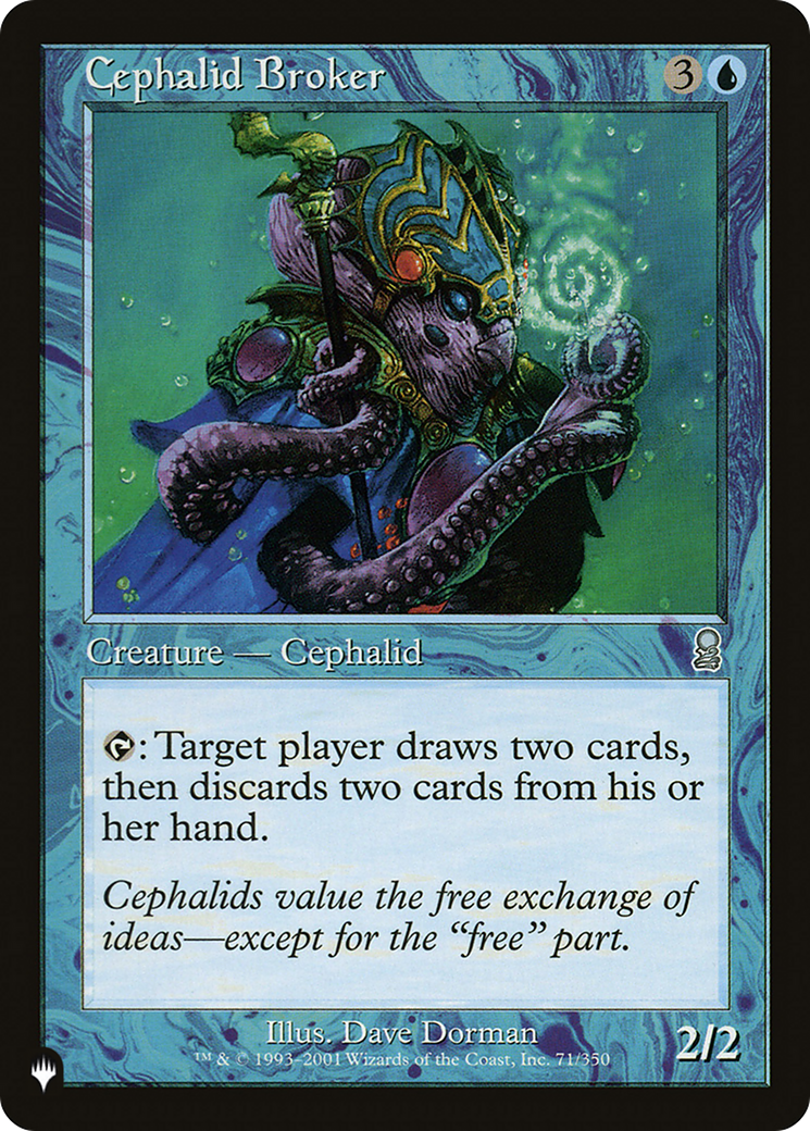 Cephalid Broker [The List Reprints] | Galactic Gamez