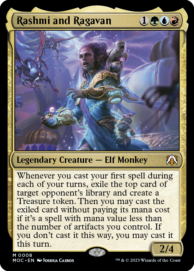 Rashmi and Ragavan [March of the Machine Commander] | Galactic Gamez