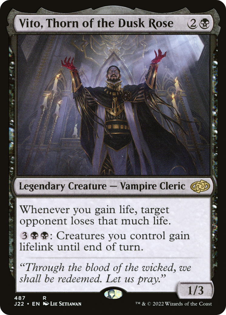 Vito, Thorn of the Dusk Rose [Jumpstart 2022] | Galactic Gamez