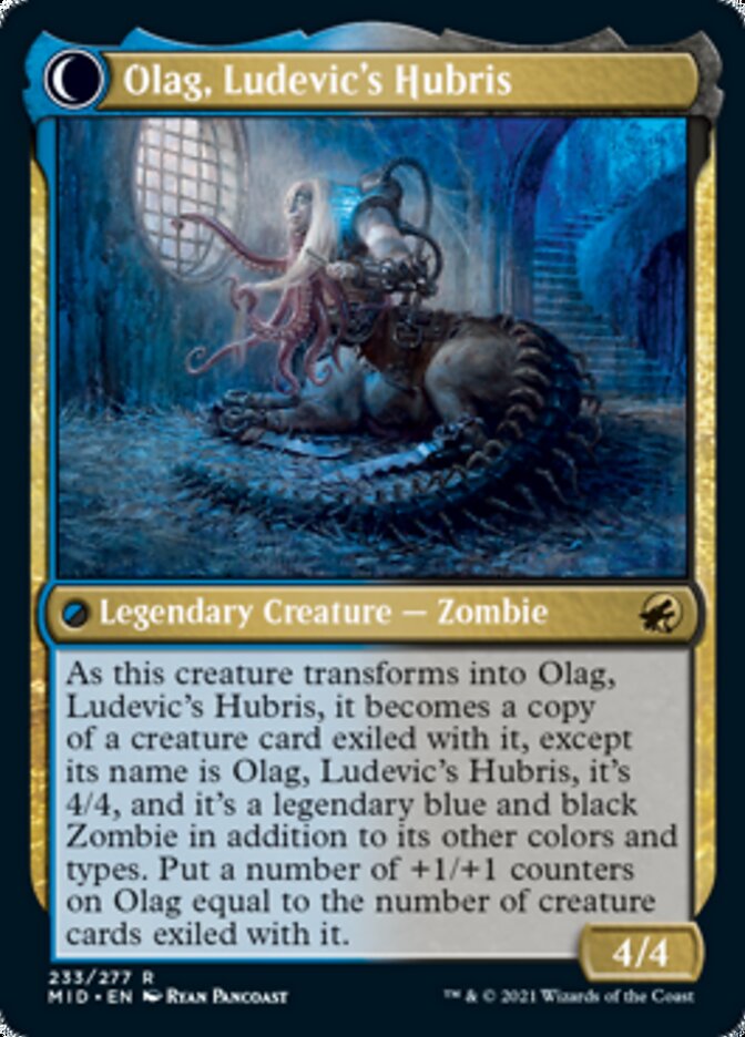 Ludevic, Necrogenius // Olag, Ludevic's Hubris [Innistrad: Midnight Hunt] | Galactic Gamez