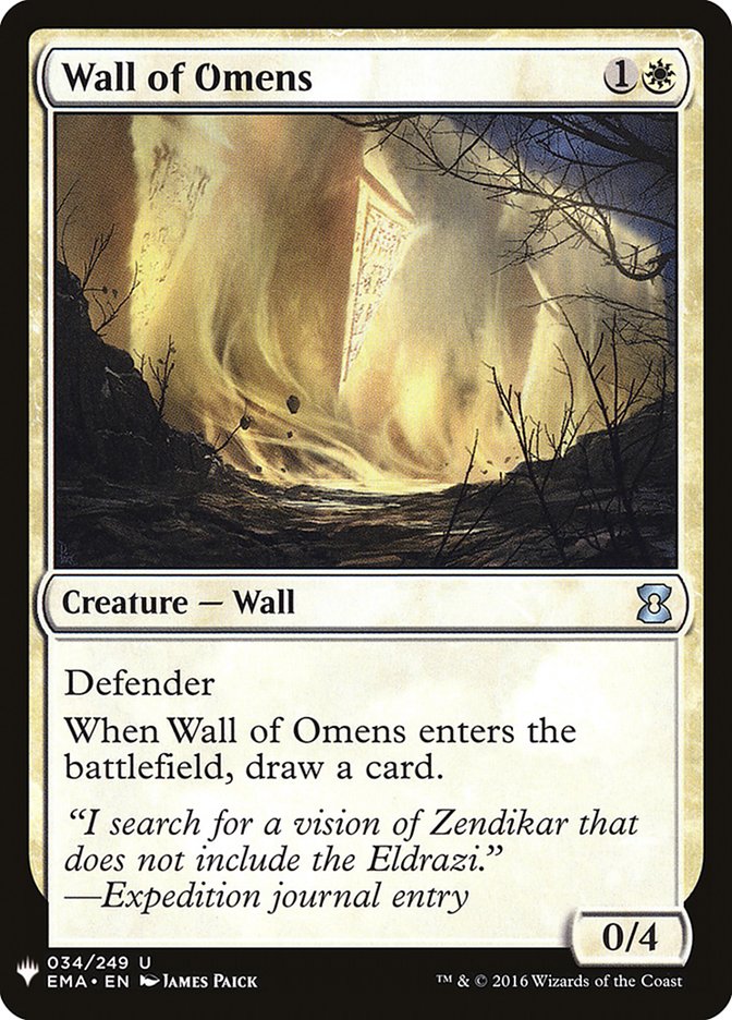 Wall of Omens [Mystery Booster] | Galactic Gamez