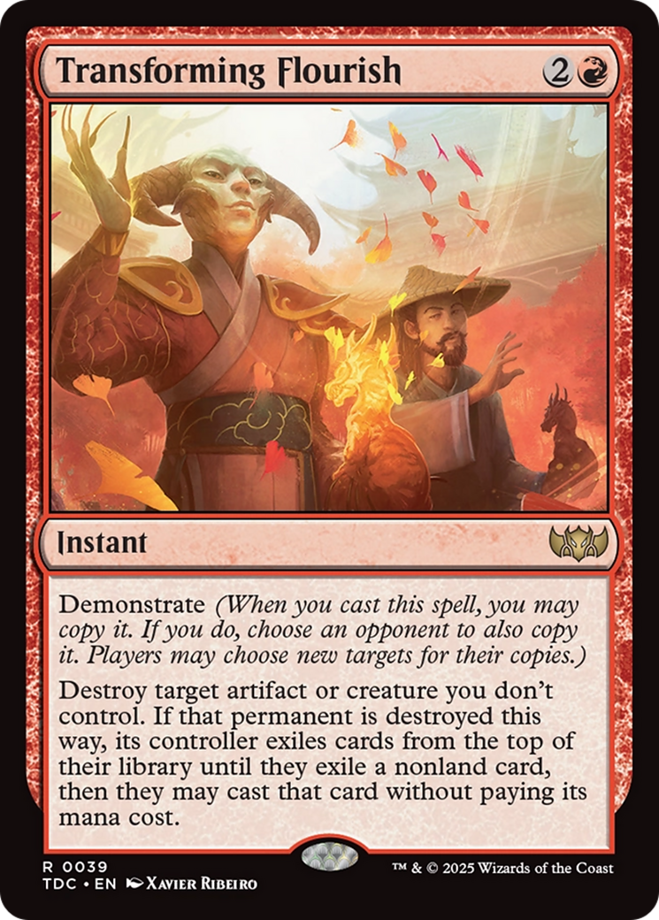 Transforming Flourish [Tarkir: Dragonstorm Commander] | Galactic Gamez