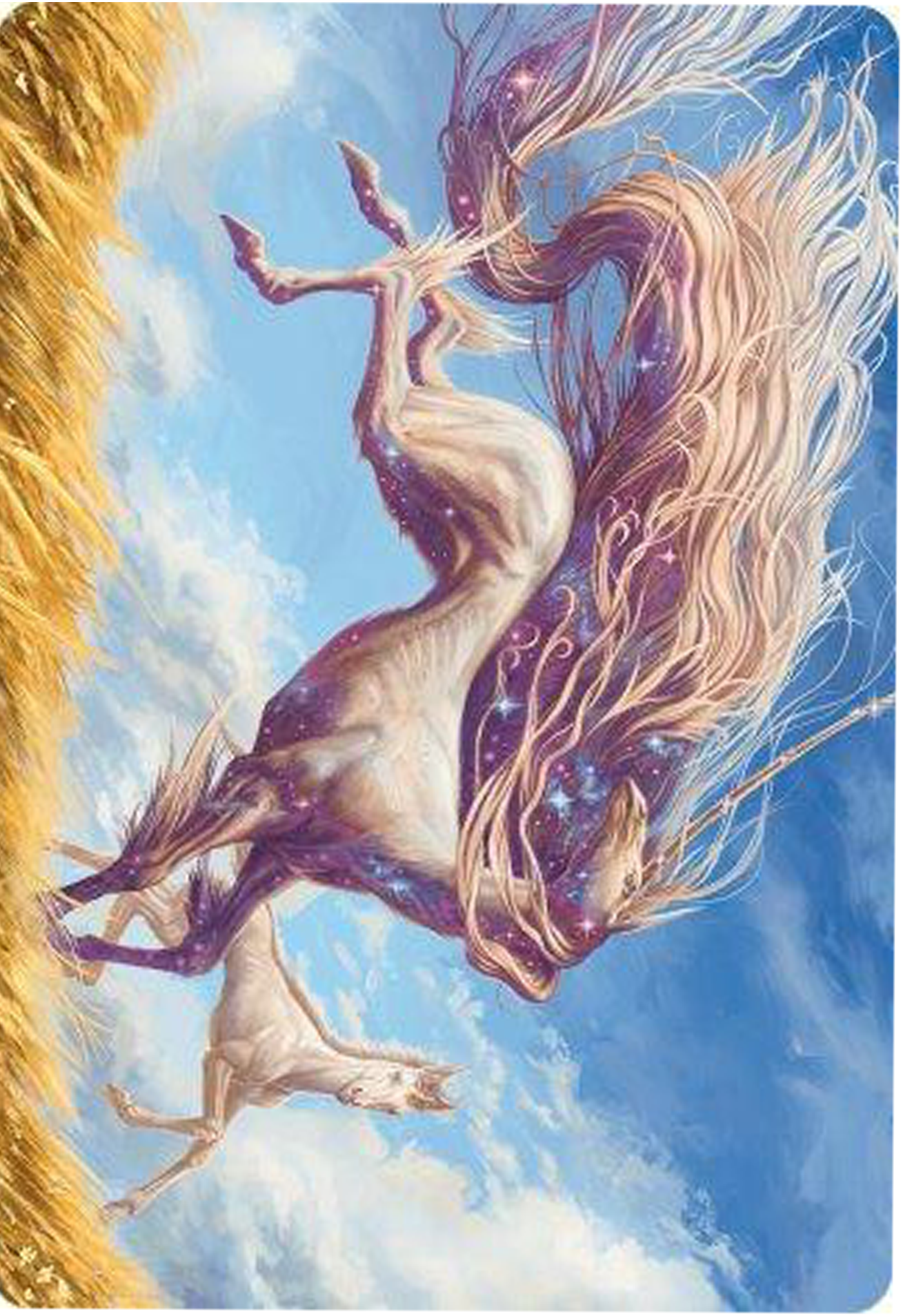 Nyxborn Unicorn Art Card [Modern Horizons 3 Art Series] | Galactic Gamez