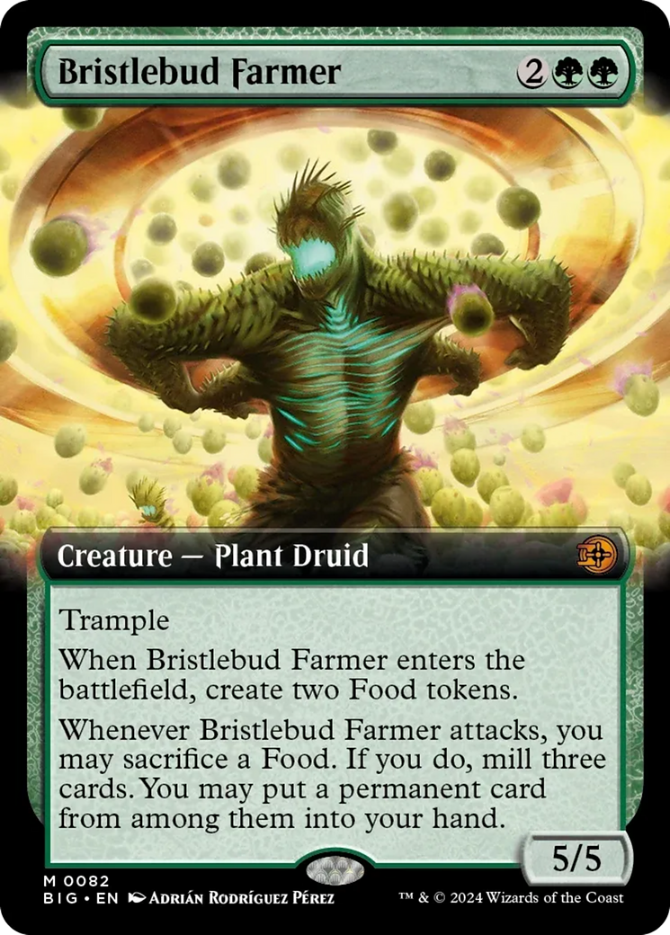 Bristlebud Farmer (Extended Art) [Outlaws of Thunder Junction: The Big Score] | Galactic Gamez