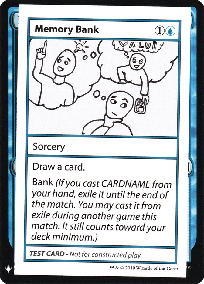 Memory Bank [Mystery Booster Playtest Cards] | Galactic Gamez