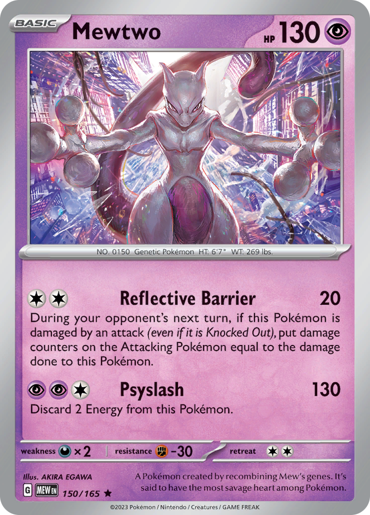 Mewtwo (150/165) [Scarlet & Violet: 151] | Galactic Gamez