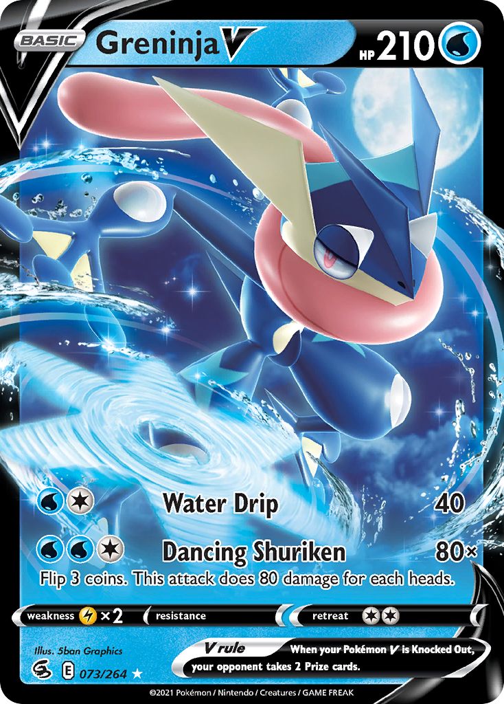 Greninja V (073/264) (Intro Deck) [Sword & Shield: Fusion Strike] | Galactic Gamez