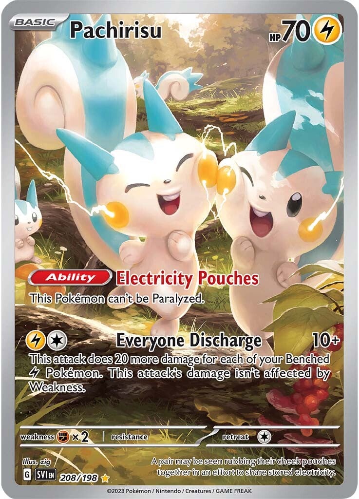 Pachirisu (208/198) [Scarlet & Violet: Base Set] | Galactic Gamez