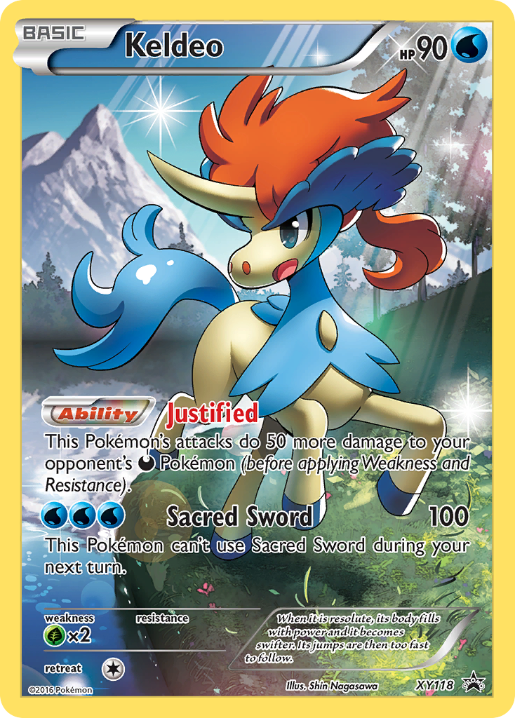 Keldeo (XY118) [XY: Black Star Promos] | Galactic Gamez