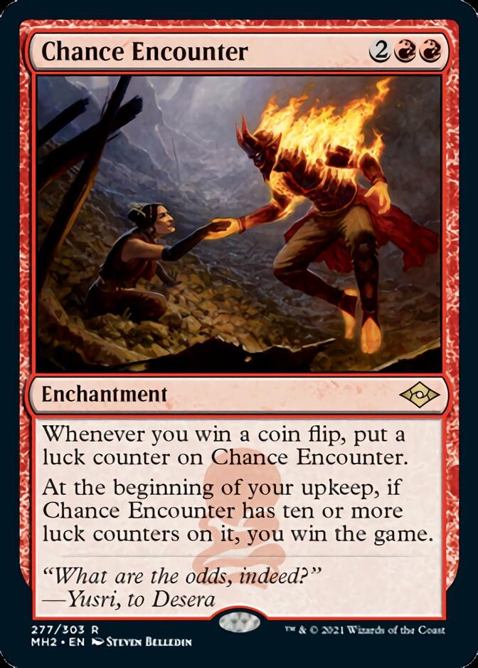 Chance Encounter (Foil Etched) [Modern Horizons] | Galactic Gamez