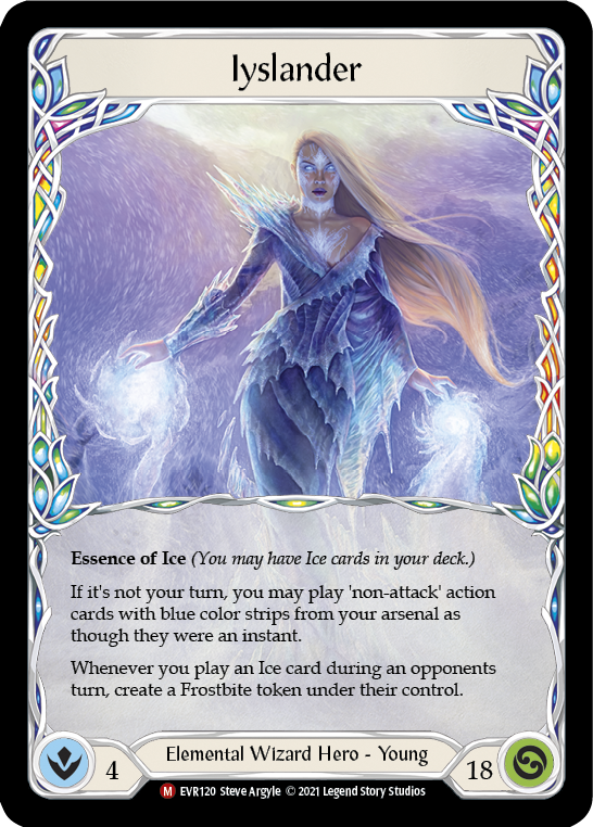 Iyslander [EVR120] (Everfest)  1st Edition Rainbow Foil | Galactic Gamez
