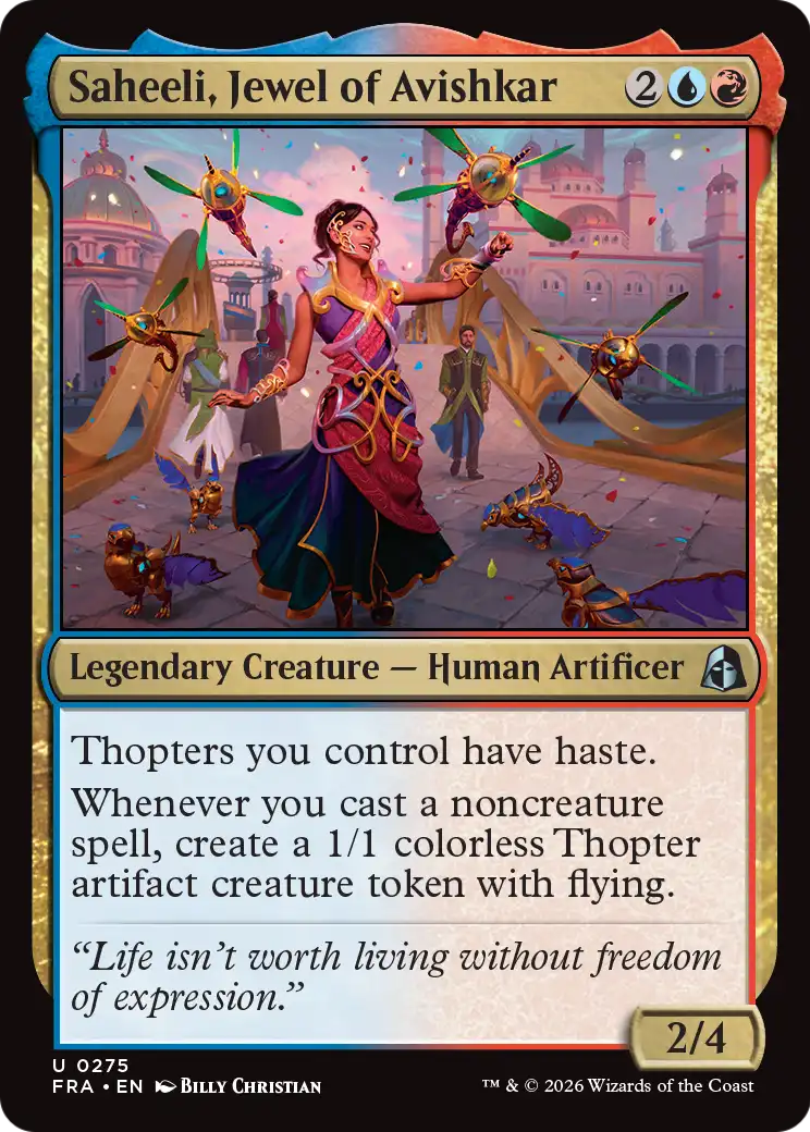 Saheeli, Jewel of Avishkar [Reality Fracture] | Galactic Gamez