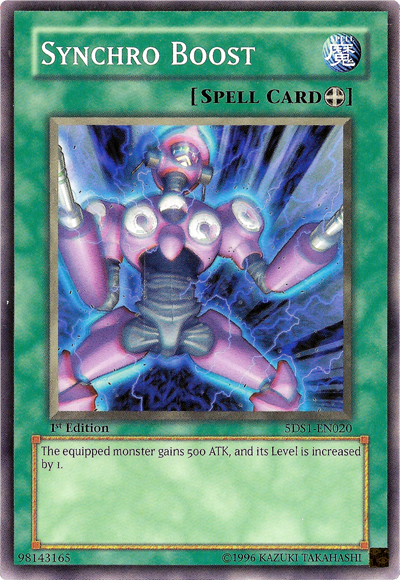 Synchro Boost [5DS1-EN020] Common | Galactic Gamez
