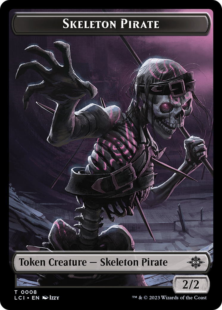 Skeleton Pirate Token [The Lost Caverns of Ixalan Tokens] | Galactic Gamez