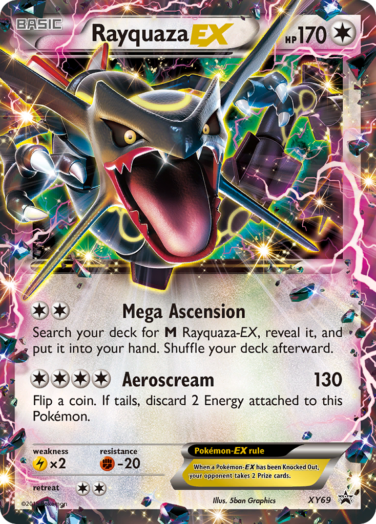 Rayquaza EX (XY69) (Shiny) [XY: Black Star Promos] | Galactic Gamez