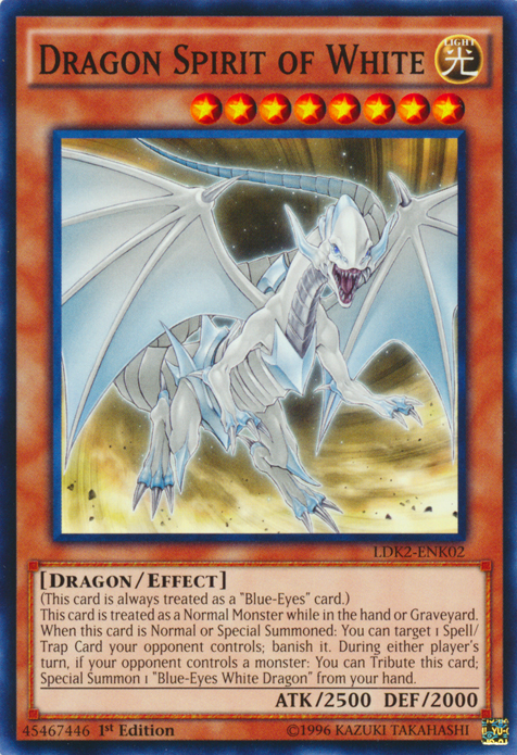 Dragon Spirit of White [LDK2-ENK02] Common | Galactic Gamez