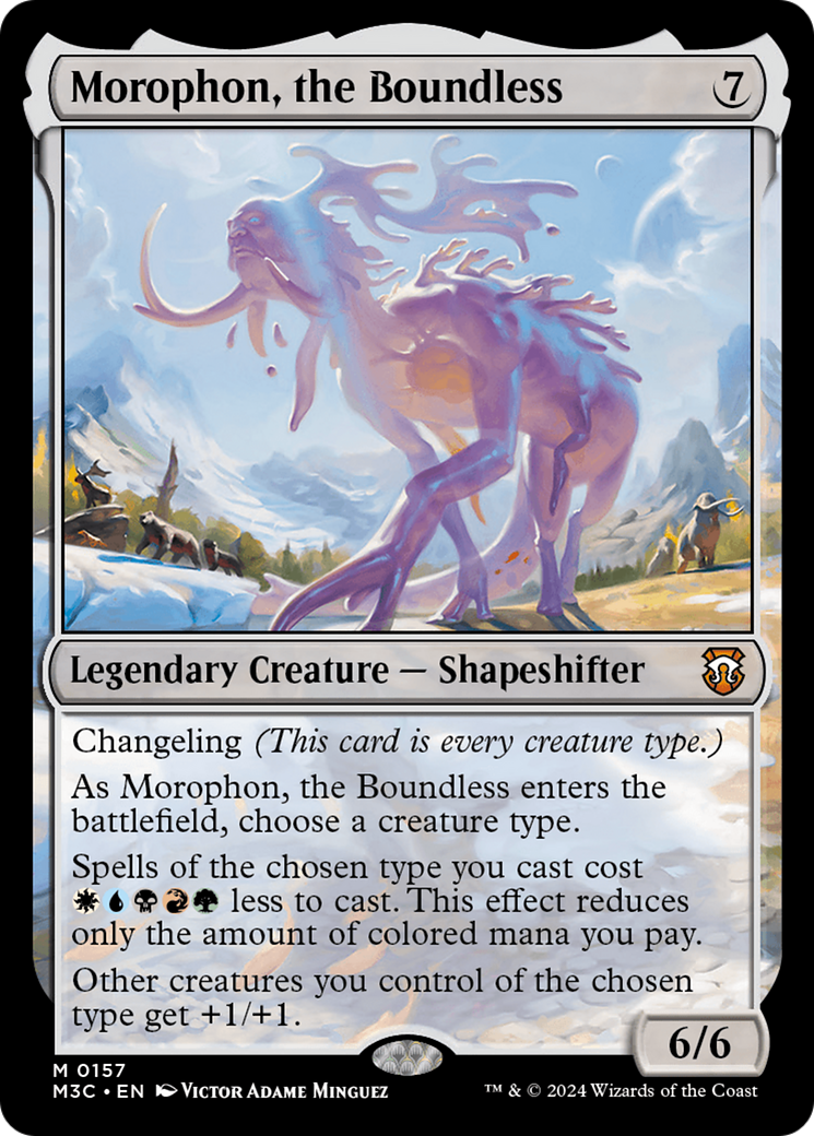 Morophon, the Boundless (Ripple Foil) [Modern Horizons 3 Commander] | Galactic Gamez
