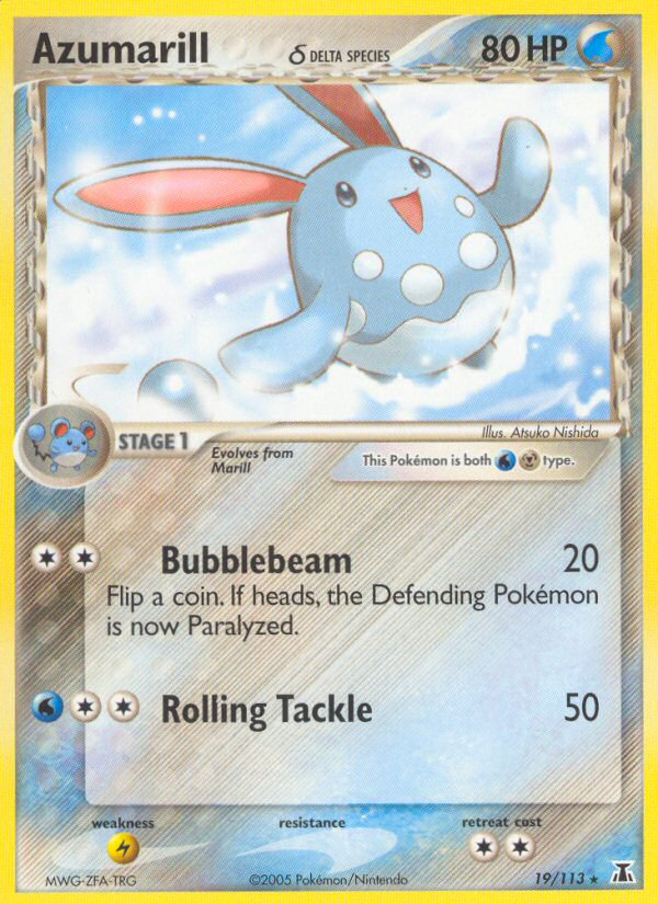 Azumarill (19/113) (Delta Species) [EX: Delta Species] | Galactic Gamez