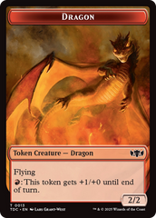 Dragon Egg // Dragon (0013) Double-Sided Token [Tarkir: Dragonstorm Commander Tokens] | Galactic Gamez