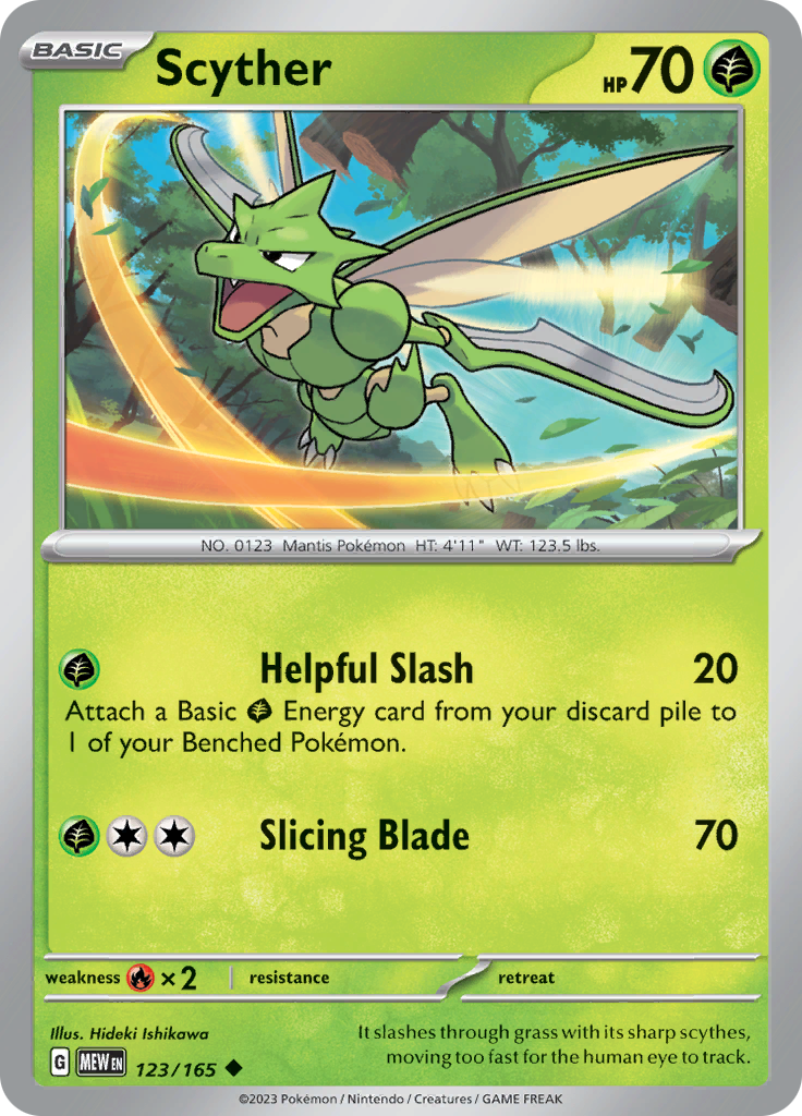 Scyther (123/165) [Scarlet & Violet 151] | Galactic Gamez