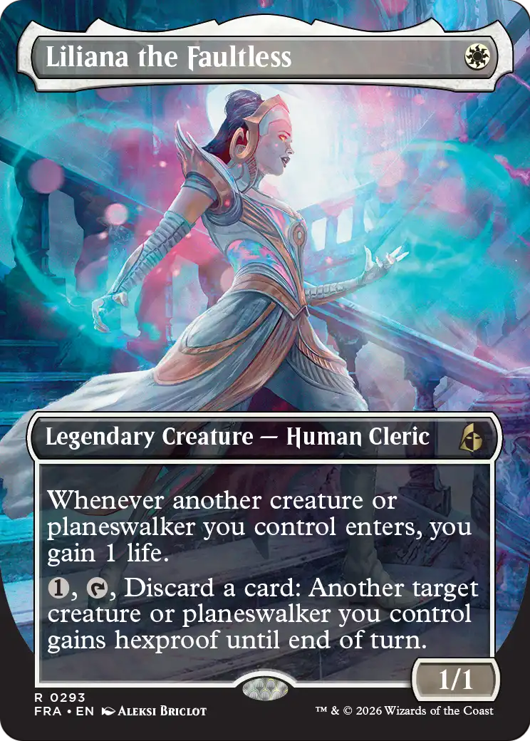 Liliana the Faultless (Borderless) [Reality Fracture] | Galactic Gamez