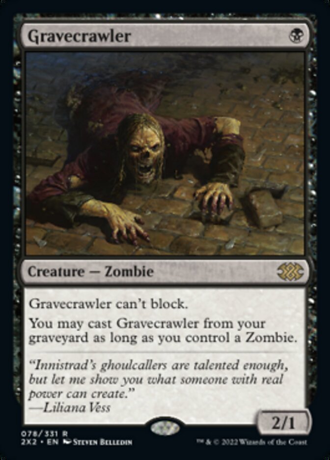 Gravecrawler [Double Masters 2022] | Galactic Gamez