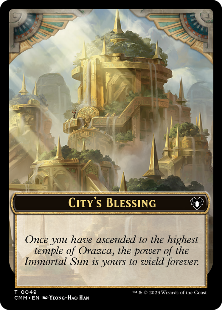City's Blessing Token [Commander Masters Tokens] | Galactic Gamez