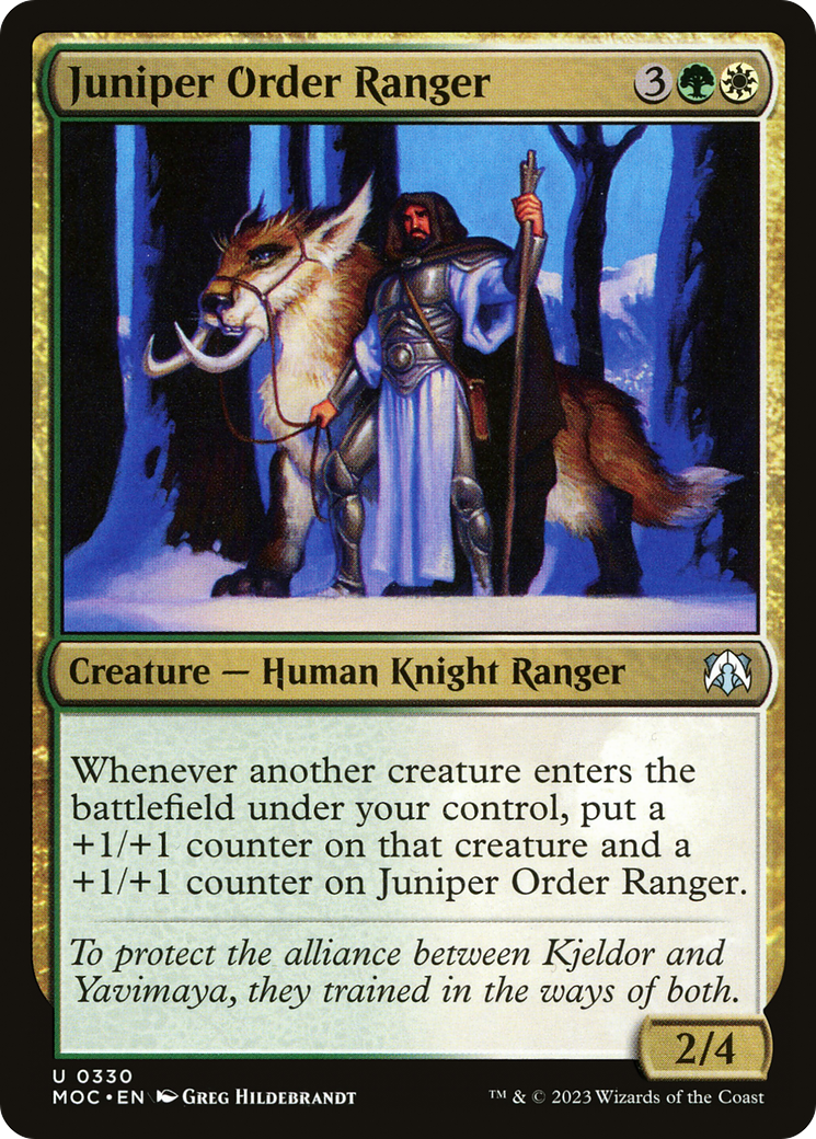 Juniper Order Ranger [March of the Machine Commander] | Galactic Gamez