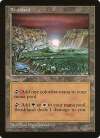 Brushland (Oversized) [Oversize Cards] | Galactic Gamez