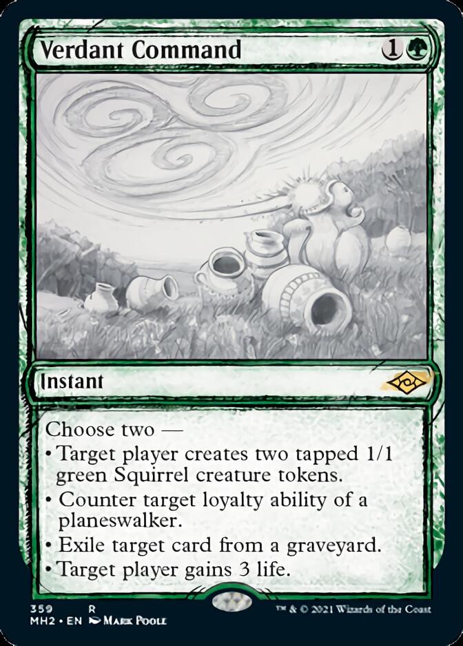 Verdant Command (Sketch) [Modern Horizons 2] | Galactic Gamez