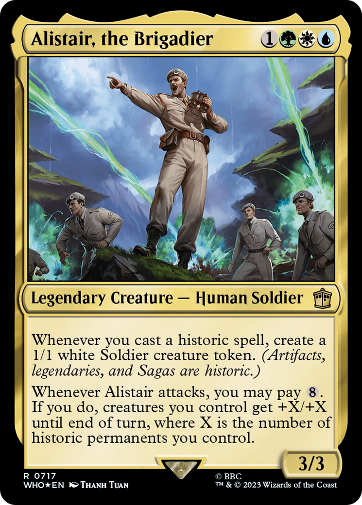 Alistair, the Brigadier (Surge Foil) [Doctor Who] | Galactic Gamez