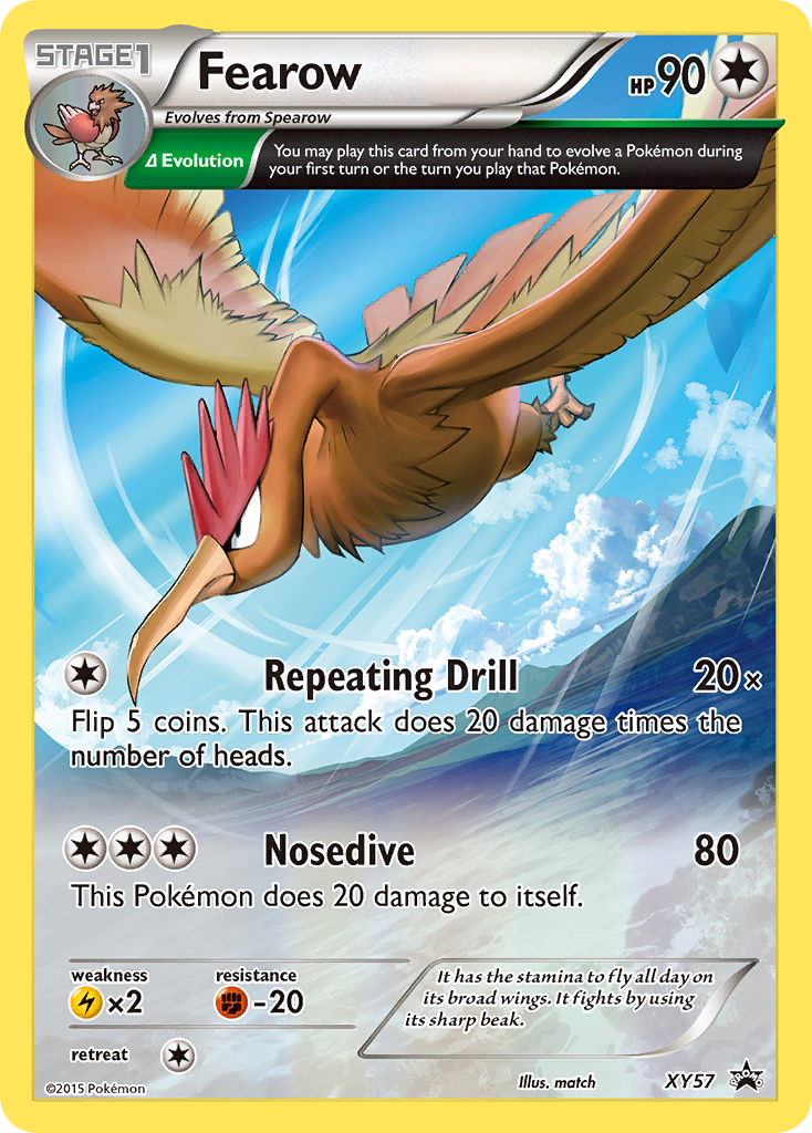 Fearow (XY57) [XY: Black Star Promos] | Galactic Gamez